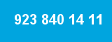 923 840 14 11 923 840 14 11